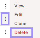 Delete Menu