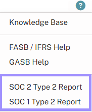 Help Menu