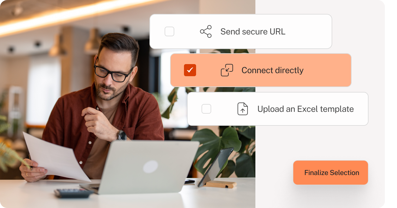 gather client data