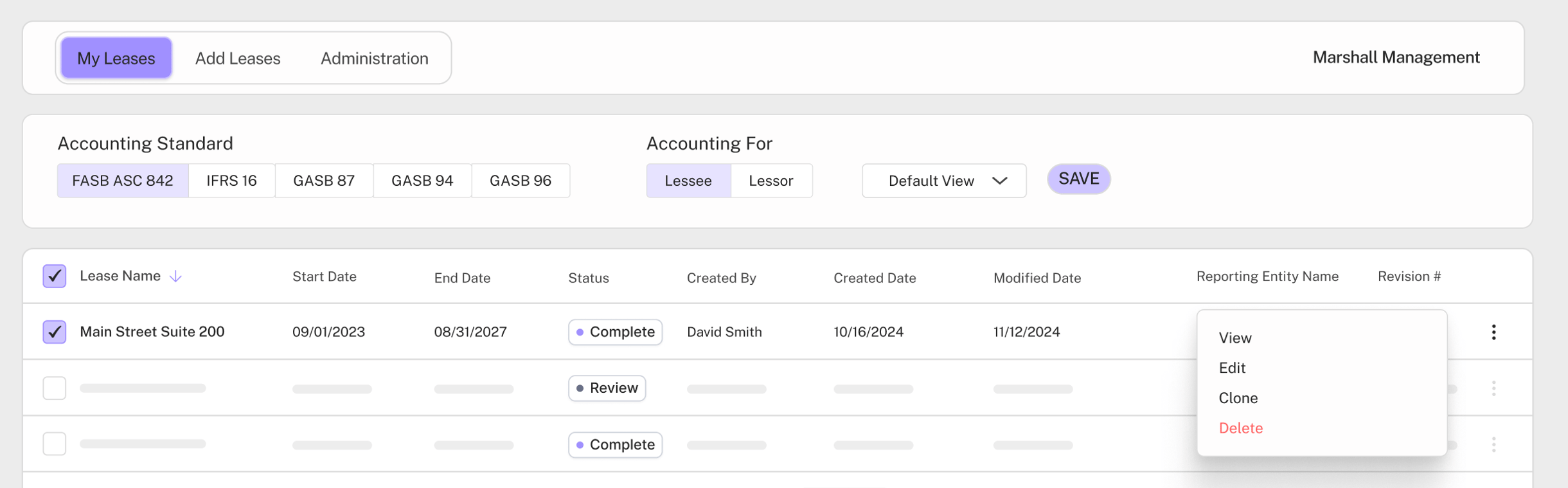 Lease Accounting Software | Crunchafi