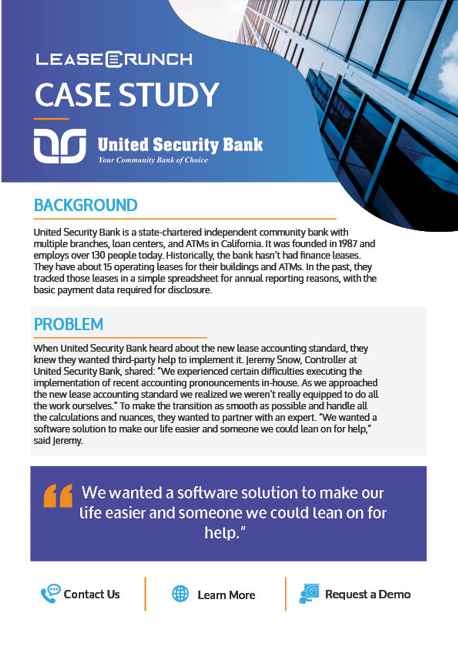 United Security Bank Case Study Page 1-2