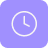 timer icon purple