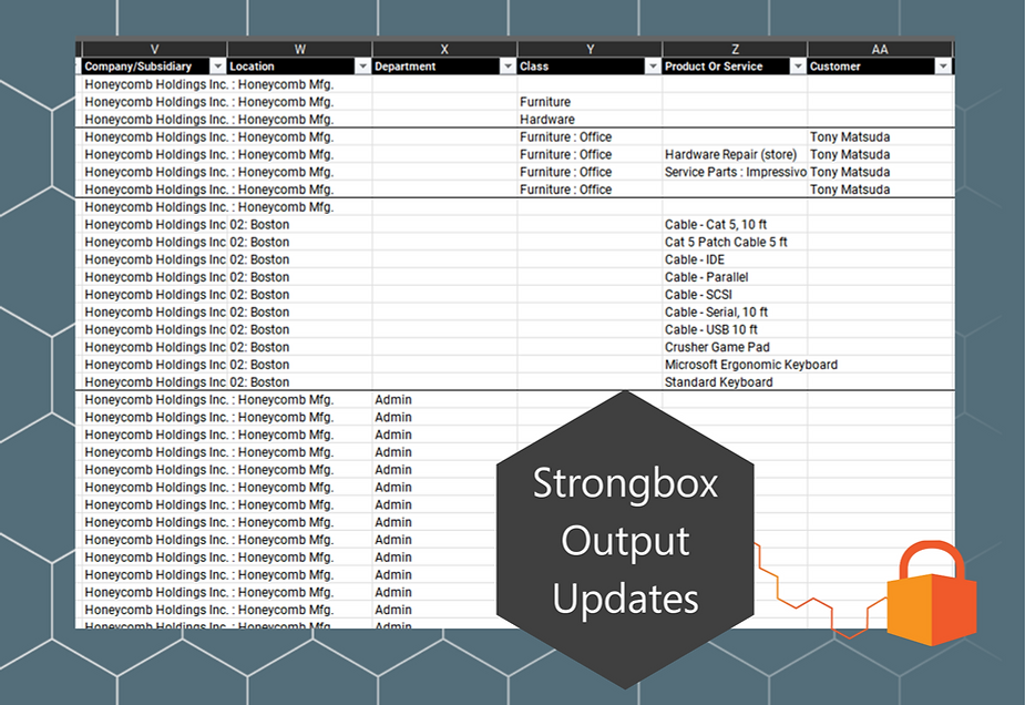 Feature Update: New Additions to the Strongbox Output